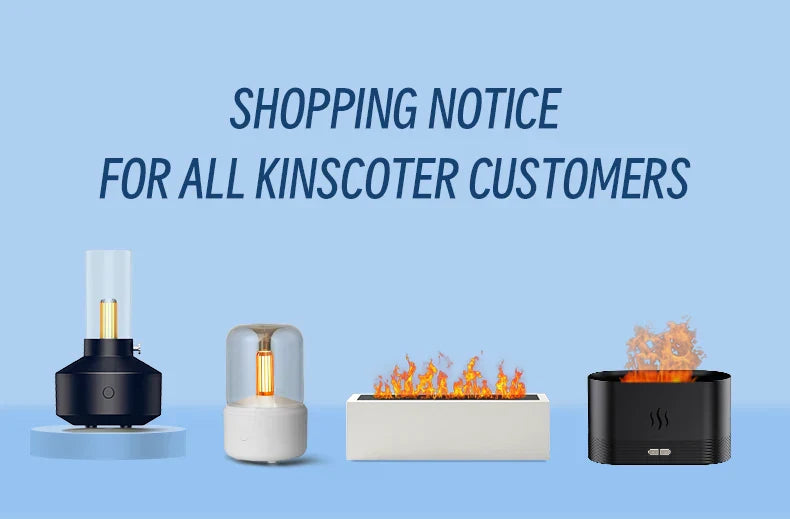 KINSCOTER Simulated Flame Aroma Diffuser